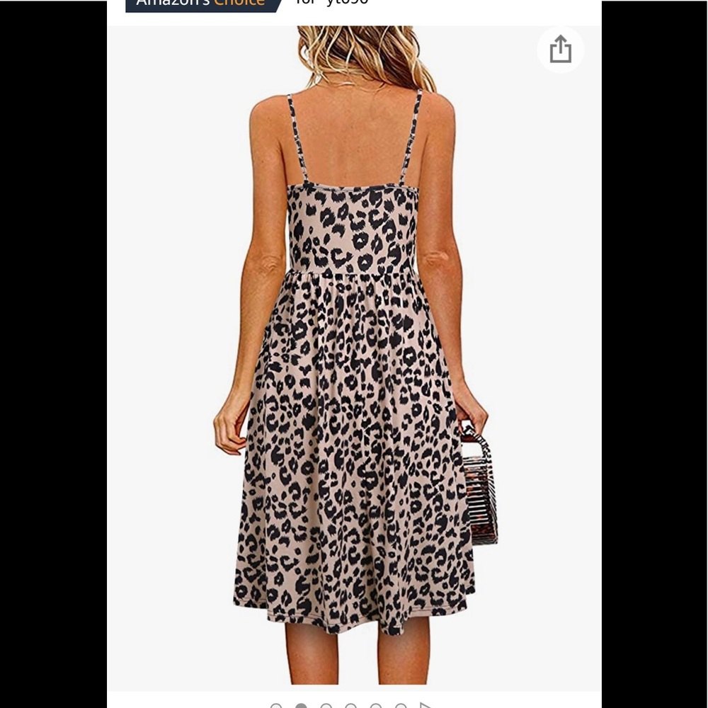NEW Cheetah dress with pockets! - Picture 3 of 3